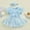Z02#Blue, variant on Fesfesfes Girl Outfits Size 10-12 Toddler Baby Girls Ribbed Sleeveless Top Print Dress Clothes Suit
