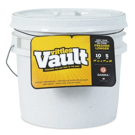 UPC: 0769397141108 | Gamma2 Vittles Vault Outback Pet Food Storage Bucket  Gray  10 lb