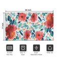 thumbnail image 5 of Pioneer Flower Floral Print Pattern Door Rugs,Washable Non Slip Door Mats Indoor,Decorative Door Mats,Entry Mat Indoor for Entrance,Bedroom,Kitchen,Bathroom,17"x30", 5 of 6