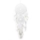 thumbnail image 1 of Atrapasueños grande con 3 círculos, plumas blancas colgantes para decoración de boda vintage, círculo de 35 cm y 110 cm de largo (MS0191) brillar Electrónica, 1 of 5