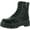 Black Smooth, variant on Wild Pair  Womens Arriele Faux Leather Zipper Combat & Lace-up Boots