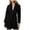 Black, variant on Fesfesfes Cardigan for Women Casual Belt Long Sleeve Turn-down Collar Cardigan Tops Under $10