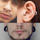 thumbnail image 4 of Juego de expansor de medidores de oído de 14g-00g, tapones cónicos acrílicos, túneles de silicona para oreja, 4 of 5