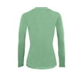 thumbnail image 3 of Natural Uniforms Under Scrub Tee Crew Neck Long Sleeve T-Shirt Underscrub Tee (Meadow Green, Small), 3 of 6