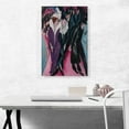 thumbnail image 2 of ARTCANVAS Die Strasse - Berlin 1913 Canvas Art Print by Ernst Ludwig Kirchner - Size: 26" x 18" (0.75" Deep), 2 of 9