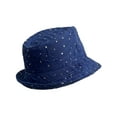 thumbnail image 4 of Top Headwear Womens Glitter Sparkle Fedora Hat - Royal, 4 of 4