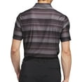 thumbnail image 2 of Adidas Golf Men's Ultimate365 HEAT.RDY Striped Polo Shirt, X-Large Black -, 2 of 2