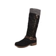 thumbnail image 1 of UKAP Women Winter Shoes Tall Riding Boots Knee High Boot Walking Fashion Black 6, 1 of 7