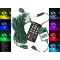 thumbnail image 2 of HOLIDYNAMICS 50-Pack Indoor/Outdoor LED String Lights, 17 ft, Corded Electric, Connect up to 20 Strings, 2 of 5