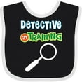 thumbnail image 3 of Inktastic Detective in Training Boys or Girls Baby Bib, 3 of 4