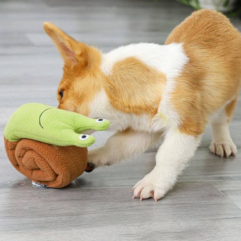 Kiplyki Wholesale Plush Snail Pet Sniffing Toy Plush Molar Dog Toy Vocal  Interactive Pet Toy 