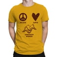 thumbnail image 2 of Peace Love Chicken Wings Men's T-shirt, 2 of 3