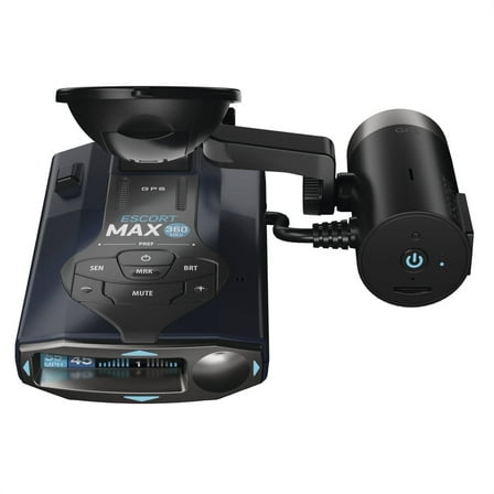 Escort MAX 360 MKII Blue Edition Radar Detector & M2 Dash Cam Bundle – Long-Range Detection, Real-Time Alerts, Full HD Video, (0100024-7 & 0010068-1)