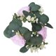 thumbnail image 4 of Anillo de vela, coronas de hojas de eucalipto artificiales, minicandelabro, regalos, decoración del hogar, corona de granja verde para granja Rosa, 4 of 9