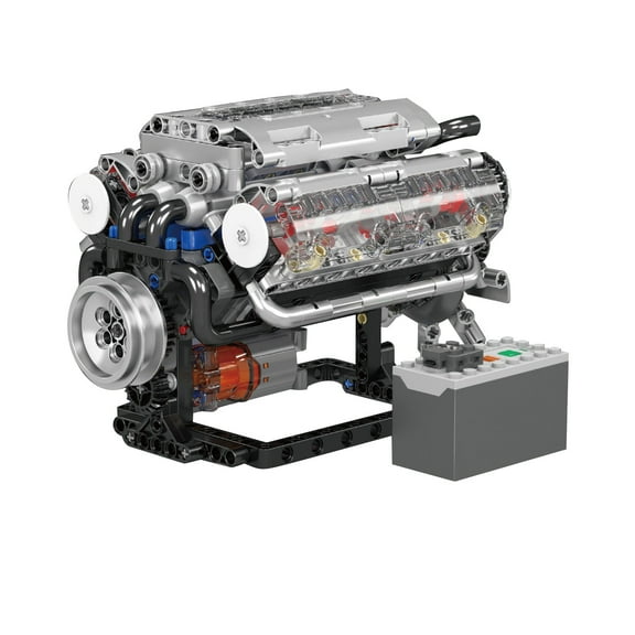 TAPDRA V8 Motor Engine Building Block Toy for Creative Construction Gift for Mechanics Engineering Enthusiasts