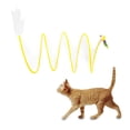 thumbnail image 4 of Milaget Folded Cat Tunnel S Type Spring Toy Playing Tent Steel Wire Material Yellow L Mouse, 4 of 9