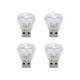 thumbnail image 2 of Speravity 4 piezas Mini USB Car Ambient Plug Play Light Iluminación interior Sin cables Atmósferas Luz Accesorios para automóviles Type3 NO3, 2 of 6