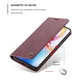 thumbnail image 4 of Dteck Wallet Case For OnePlus 8 Pro, Premium PU Leather Wallet case Magnetic Flip Folio [Kickstand Feature] with ID & Credit Card Pockets, Winered, 4 of 6