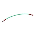 thumbnail image 1 of 17.7'' Braided Motorcycle Brake Lines Disc Brake Hydraulic Hose Green kusrkot Manguera de freno, 1 of 8