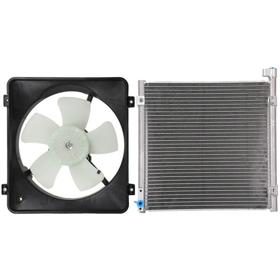 ECCPP 610080 Cooling Fan 4730 Condenser Replacement for 1997-2000 for Acura for EL 1996-1998 for Honda for Civic