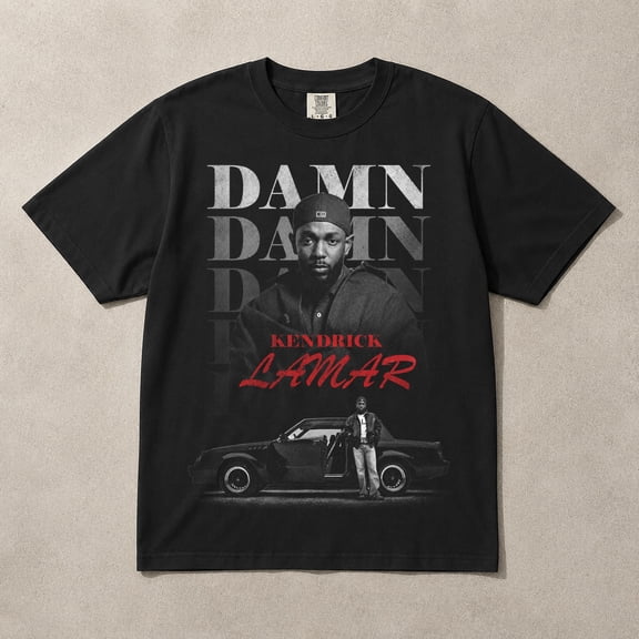 Kendrlck L@mar D@mn Era Vintage T-Shirt, Hip Hop Rap Artist Graphic Tee
