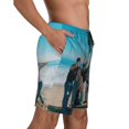 thumbnail image 3 of Stray Kids Men's Swim Trunks Quick Dry Beach Board Shorts with Pockets Mesh Lining Bathing Suits, 3 of 7