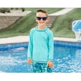 thumbnail image 4 of Made in USA Boys UPF 50+ Long Sleeve Rashguard | Elf Green, 4 of 5
