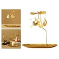 thumbnail image 6 of Rotating Candle Holder - Tea Light Candle Holder with Tray - Carousel Candle - Candlesticks for Home Table Desktop Dinner , Moon F, 6 of 8