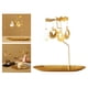 thumbnail image 5 of giratorias- de lámpara de té giratorias con bandeja- de carrusel-candelabros para de escritorio de hogar , Gato Bandeja F BLESIY Portavelas giratorio, 5 of 7