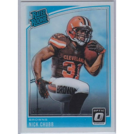 2018 Donruss Optic #158 Nick Chubb Cleveland Browns Rookie Football (Best Football Rookie Cards)