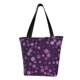 thumbnail image 1 of Balery Purple Snow Flakes Bolsa de Hombro con Diseño, Bolsa Grande y Duradera, Bolsa Versátil para Compras, 1 of 6