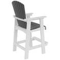 thumbnail image 5 of Bar Stools With High Back Footrest Set Of 2 Barstools Outdoor Tall Adirondack Chairs Counter Height Chairs Patio Bar Stool Chair Armrest Stools For Hallway Dining Room Patio, 5 of 7
