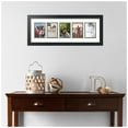 thumbnail image 2 of ArtToFrames Collage Photo Picture Frame with 5 - 3.5x5 Openings, Framed in Black with Porcelain and Black Mats (CDM-3926-115), 2 of 8