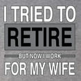 thumbnail image 6 of Wild Bobby I Tried to Retire But Now I Work for My Wife Men Premium Tri Blend Tee, 6 of 6