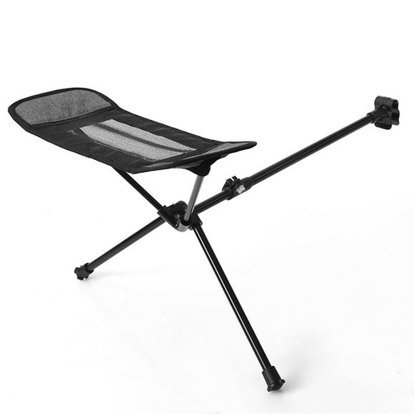 Travel Ultralight Folding Chair Footrest Portable Retractable Leg Stool Moon Chair