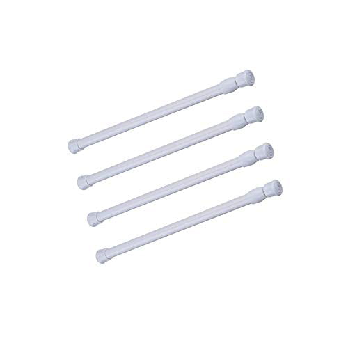 Tension Rods 4 Pack 15 7 28 Inches, 28 Inch Shower Curtain Rod