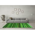 thumbnail image 3 of Ahgly Company Indoor Round Abstract Green Modern Area Rugs, 7' Round, 3 of 4