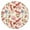 Beige Baseball Elements, variant on Baseball Heart Pattern Round Fitted Tablecloth with Elastic Edge,Dining Table Cover Waterproof,Outdoor Round Tablecloth for Camping,Dining,Indoor and Outdoor
