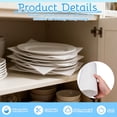 thumbnail image 3 of Sekonow 20 Pack Platter Storage Dividers - 15.8x11.8in Long Felt Porcelain Plate Dish Protectors, Serving Tray Separators Pads for Stacking in Cabinet or China Storage Containers, 3 of 7