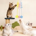 thumbnail image 4 of BotaniNest Hanging Cat Cat Clip Indoor Interactive Cat Playing Sports Long Tail Stretchable Soft (color Random), 4 of 7
