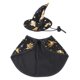 thumbnail image 2 of Capa de Halloween Transpirable, suave, perro, gato, capa, sombrero, trajes, mago, disfraces de Halloween, poncho, capa, cosplay, , festival, ropa, ropa divertida, - Los 32-74CM Magideal Capa de Halloween, 2 of 7