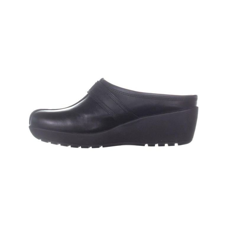 Womens Easy Spirit Jig Comfrot Wedge Clog Black