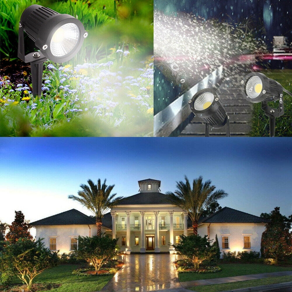 LMP Landscape Lighting LED, 5W Low Voltage Landscape Lights, Outdoor Spot  Lights for Yard, House, Patio, IP65 Waterproof 800LM 3500K Outdoor  Spotlight