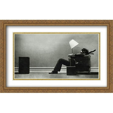 Blown Away 2x Matted 40x28 Large Gold Ornate Framed Art Print by Steve Steigman