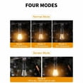 thumbnail image 4 of Beloadence Camping Lights, Camping Lights Bulbs for Tent, LED Portable Camping Lanterns Hanging Lamp for Emergency, 4PC, Rechargeable, 4 of 8