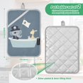 thumbnail image 6 of Yayeee Pot Holders Kitchen Heat Resistant with Pocket 7"x9.8" Cotton Oven Cooking Hot Pads, Cute Animals, 6 of 7