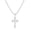 Silver, variant on 18K Gold Plated Cross Necklaces for Women Cross Pendant Chain Catholic Religious Christian First Communion Birthday Easter Basket Stuffers Jewelry Gifts Adults Age Ideas