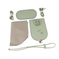 thumbnail image 3 of Segolike PU Leather Bag Making Kit with Holes Leather Bag Sewing Kit DIY Knitting Bag Set Green, 3 of 8