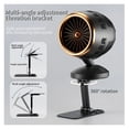thumbnail image 2 of Desktop Range Hood Low Noise Portable Range Hood Height Angle Adjustment Kitchen Exhaust Fan, 2 of 6