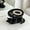 💖Black_New#559, variant on Cats Tray Organizer | White Cat Figurine Holder Dish | Minimal Modern Trinket Storage Stand | Display | Plastic | 4.33x2.55 in | 1 Pack
